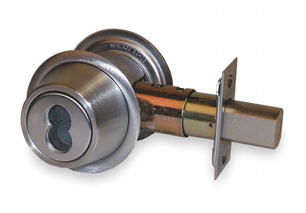 FALCON LOCK Deadbolt, Cylindrical, Commercial, 1, D100 36Z111D131B