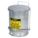 OILY WASTE CAN, 14 GAL, SILVER, GALVANIZED STEEL, 20¼ IN H, FOOT OPERATED SELF CLOSING