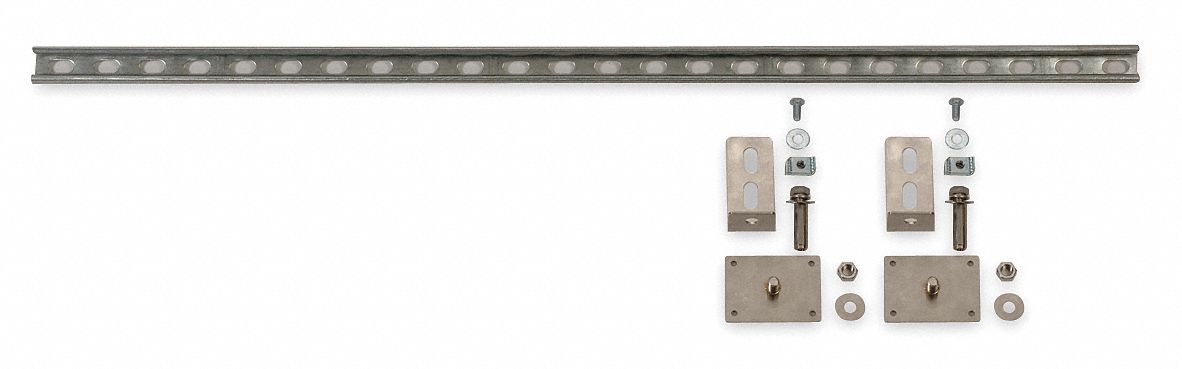 SEISMIC BRACKET, ALL JUSTRITE SAFETY CABINETS, 48 X 4 X 4 IN, STEEL, SILVER