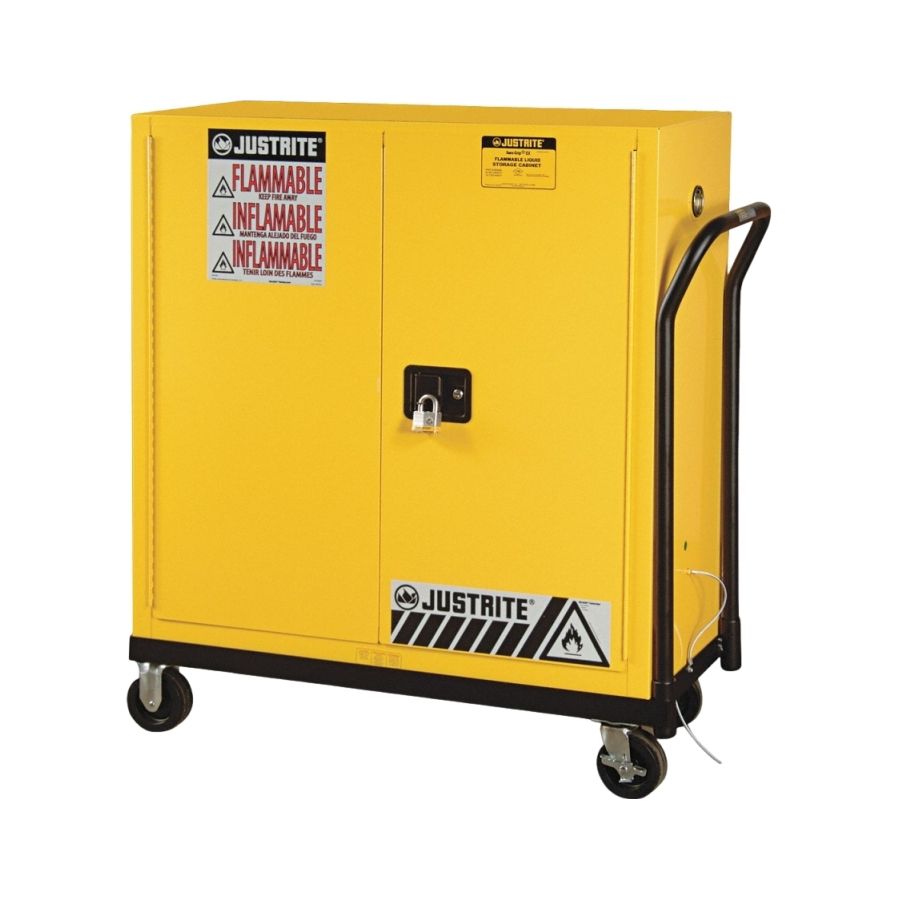 Cabinet Dolly: 30 gal, 250 lb Load Capacity, 43 1/4 in x 18 1/4 in, Steel, Black