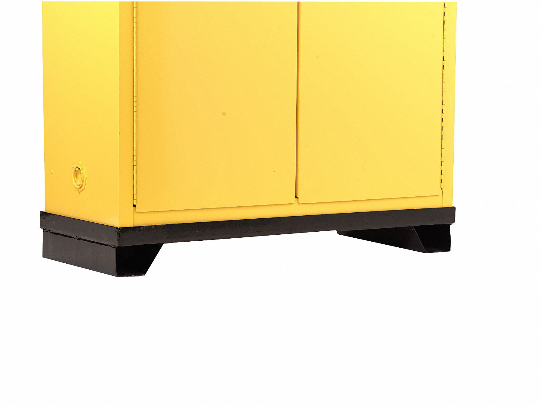 RISER LEG FRAME, STANDARD SAFETY CABINETS, 30 GAL/45 GALLON, 43¾X18¾X5¼ IN, STEEL, BLACK