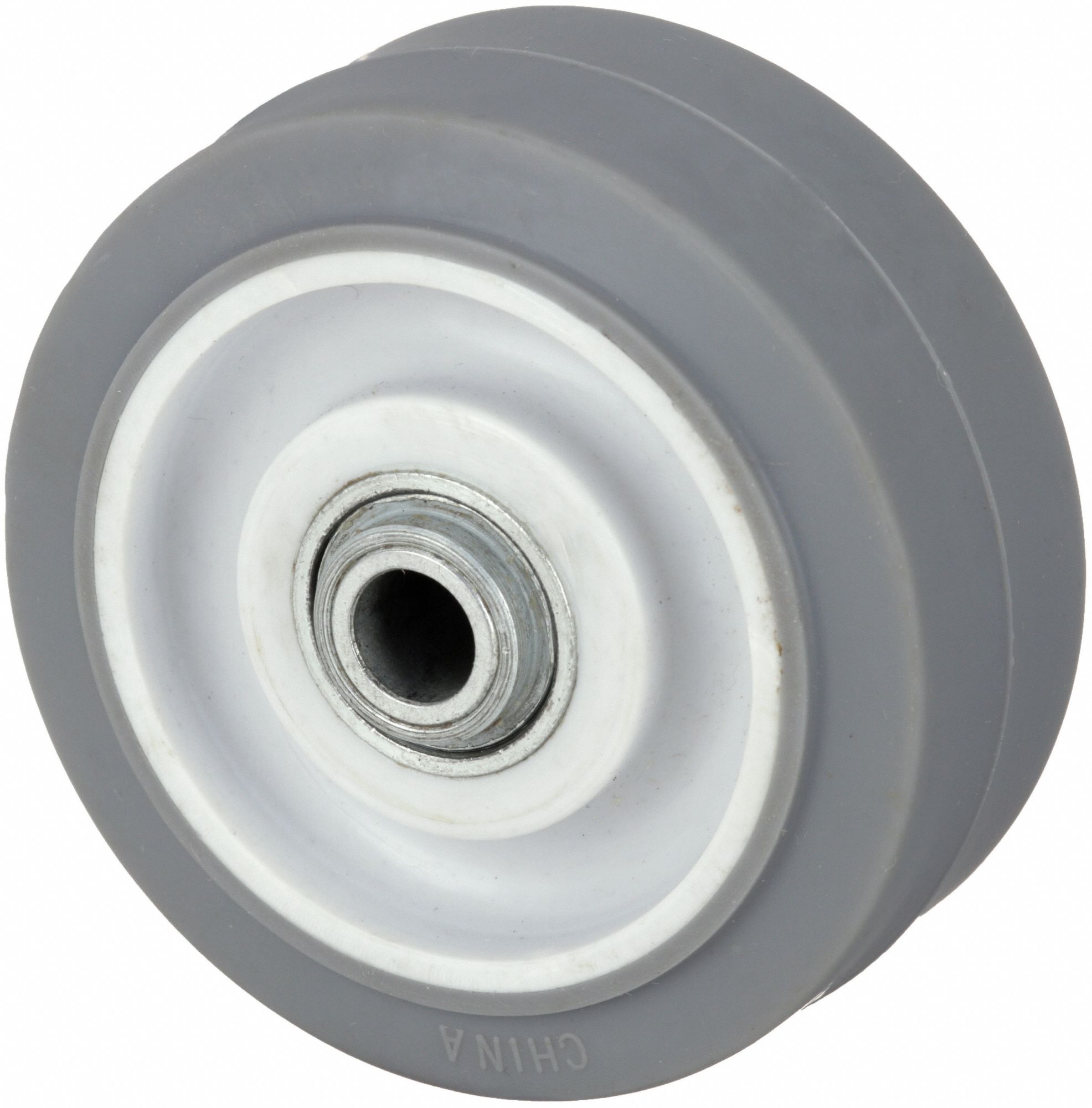 NONMARKING RUBBER TREAD ON PLASTIC CORE WHEEL, 3 IN WHEEL DIAMETER, 1¼ IN WHEEL W