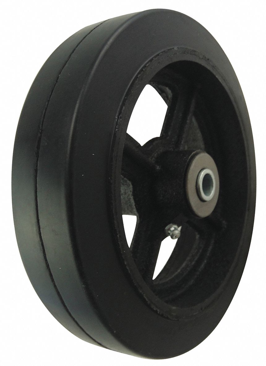 Caster Wheel 8 dia 600 lb Black