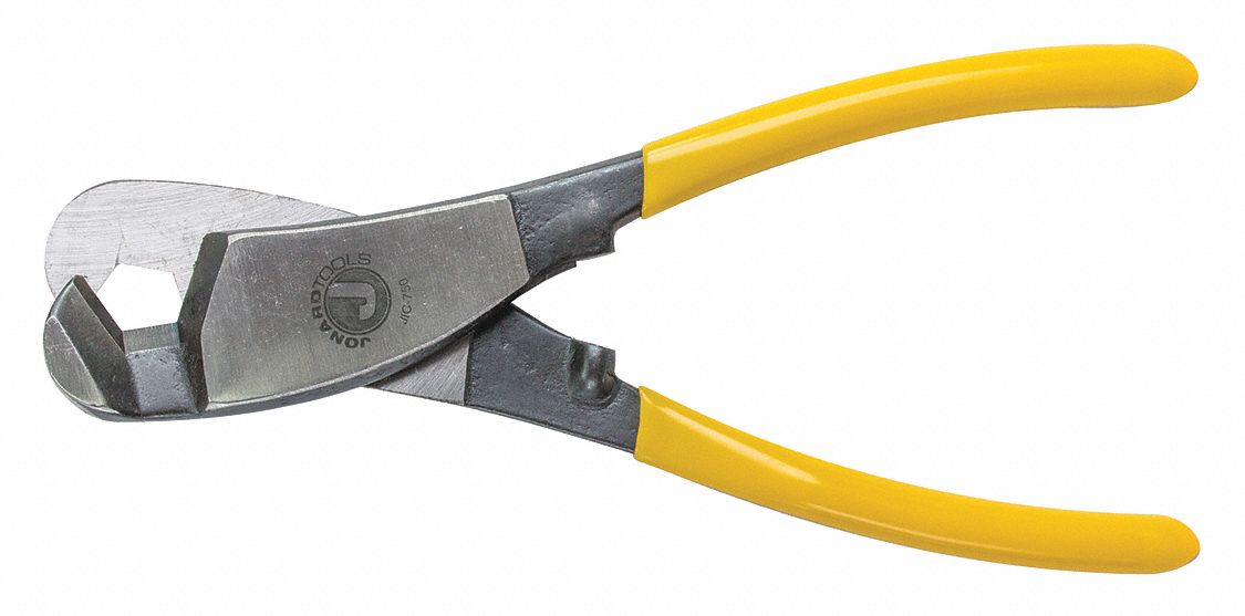Coaxial Cable Cutter, 8 3/4 in Overall Length, Shear Cutting Action