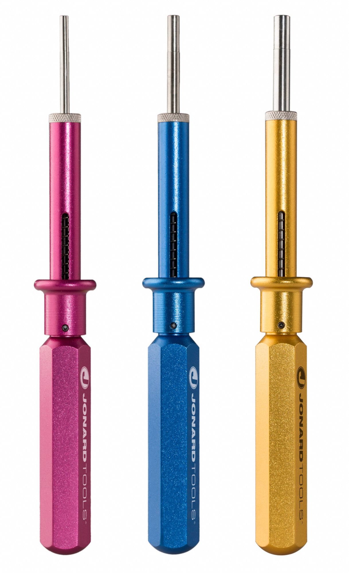 JONARD TOOLS Pin Extraction Removal Tool Kit 3 Pieces, Stainless Steel