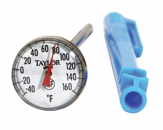 DIAL POCKET THERMOMETER,5" L