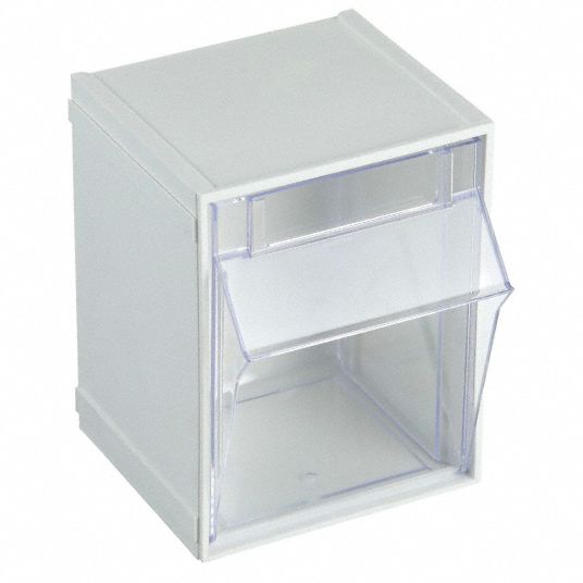 QUANTUM STORAGE SYSTEMS, 5 1/4 in x 4 3/4 in x 6 1/4 in, Freestanding/Wall,  Individual Tip-Out Bin - 2TB15