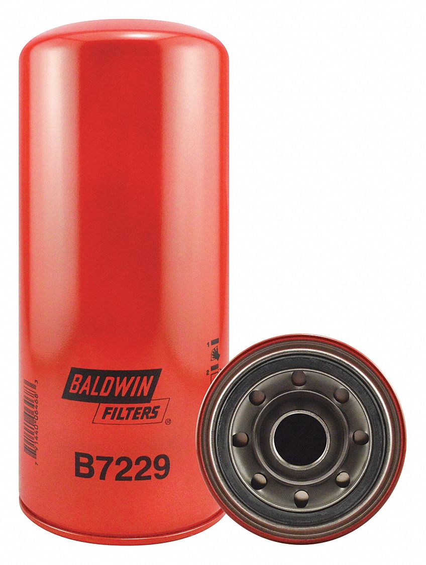 BALDWIN FILTERS OIL FILTER, M36 X 1.5MM THREAD SIZE, 12 3/32 IN OVERALL ...