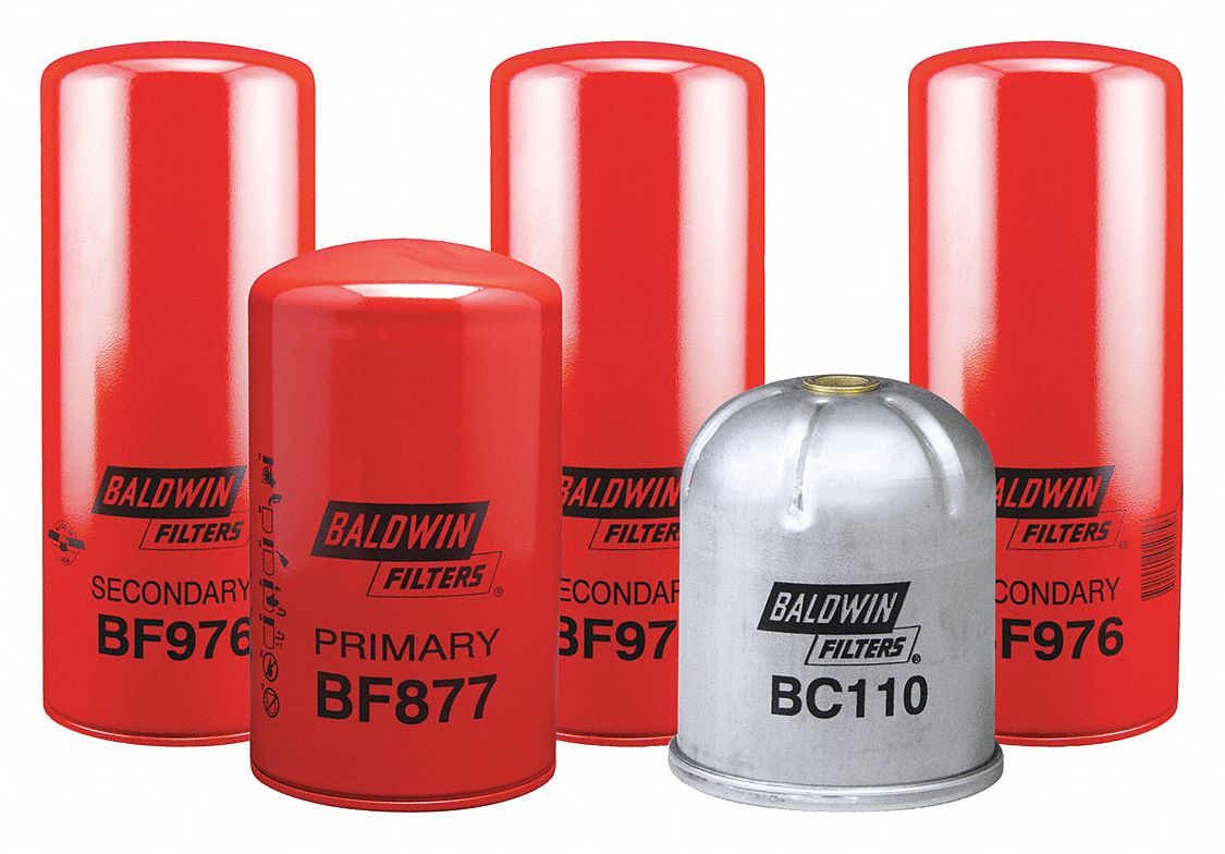 BALDWIN FILTERS, For Mack Vehicle Type Filter Kits, Filter Service Kit 2TCK6BK6721 Grainger