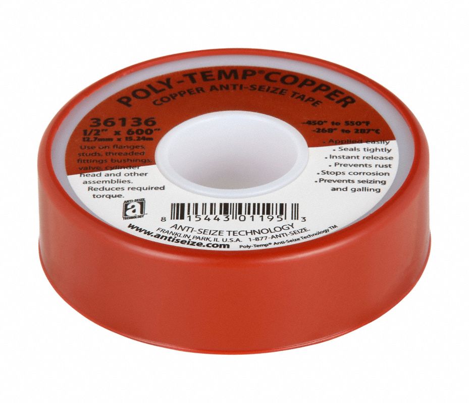 Vanguard Sealants - Cinta De Rosca De Sellado De Agua Para Fontaneros De PTFE, 460 Pulgadas De