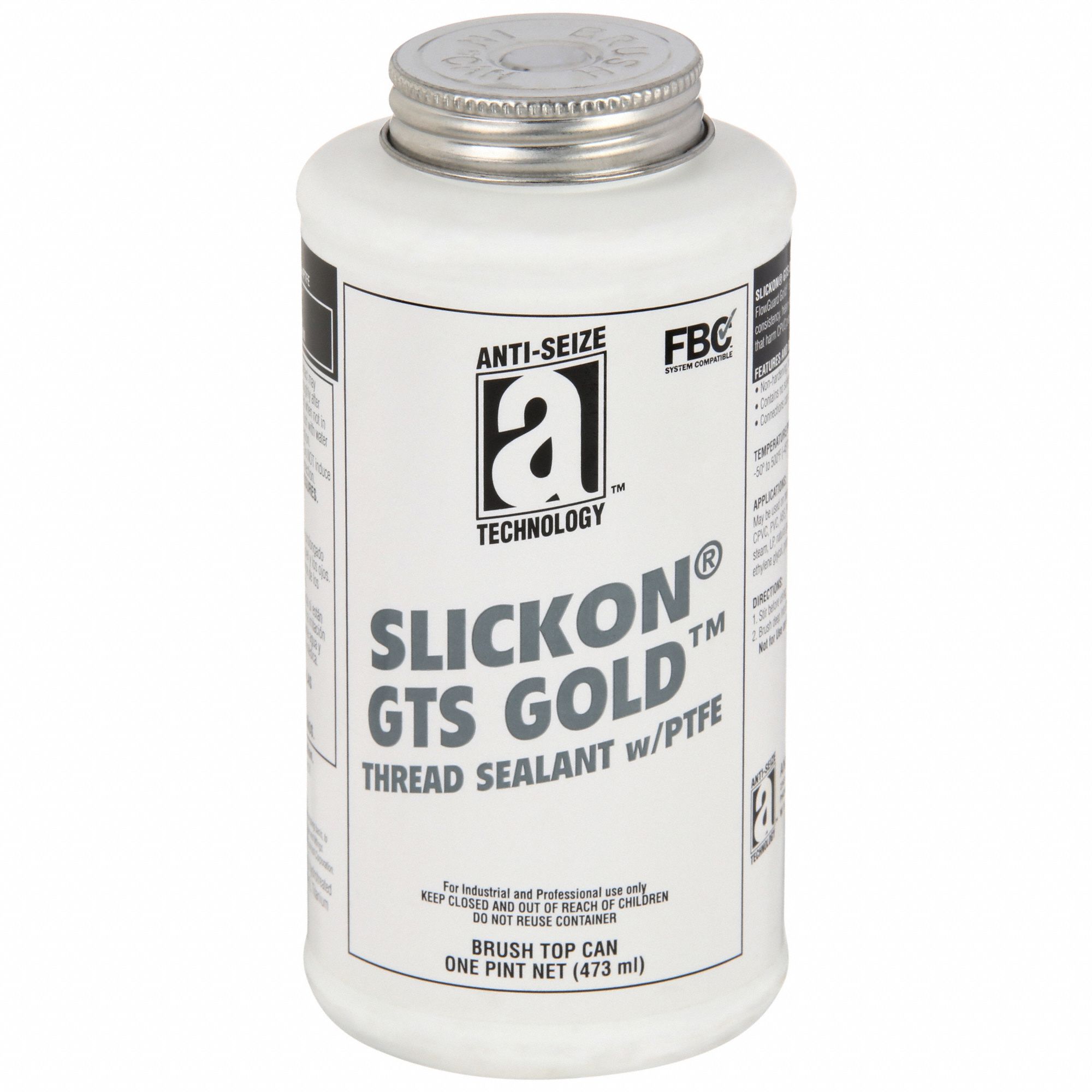 ANTI-SEIZE TECH, Slickon GTS Gold, 19.2 fl oz, Pipe Thread