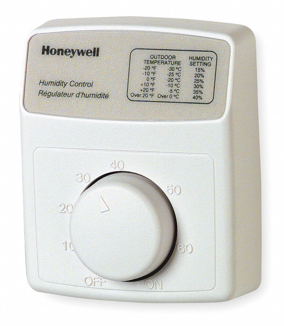 Honeywell Humidifier Dehumidifier Controller, Pre-programmed Adjustable 