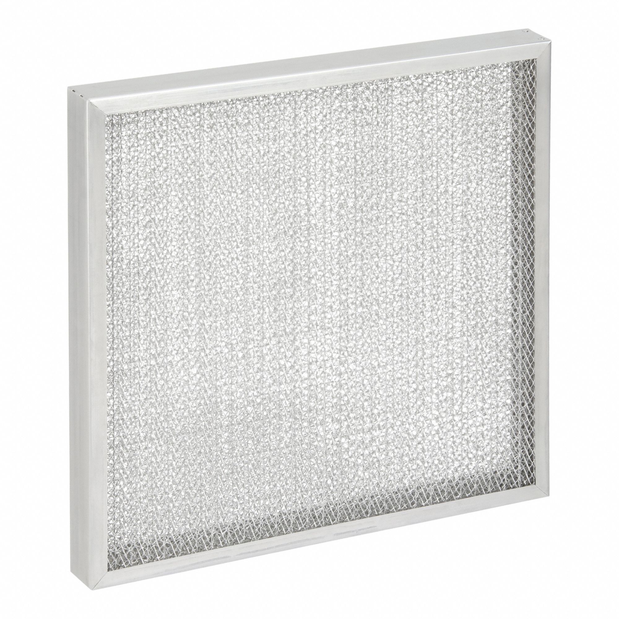 Washable Metal Air Filter: 20 in x 20 in x 2 in, Aluminum, Mesh