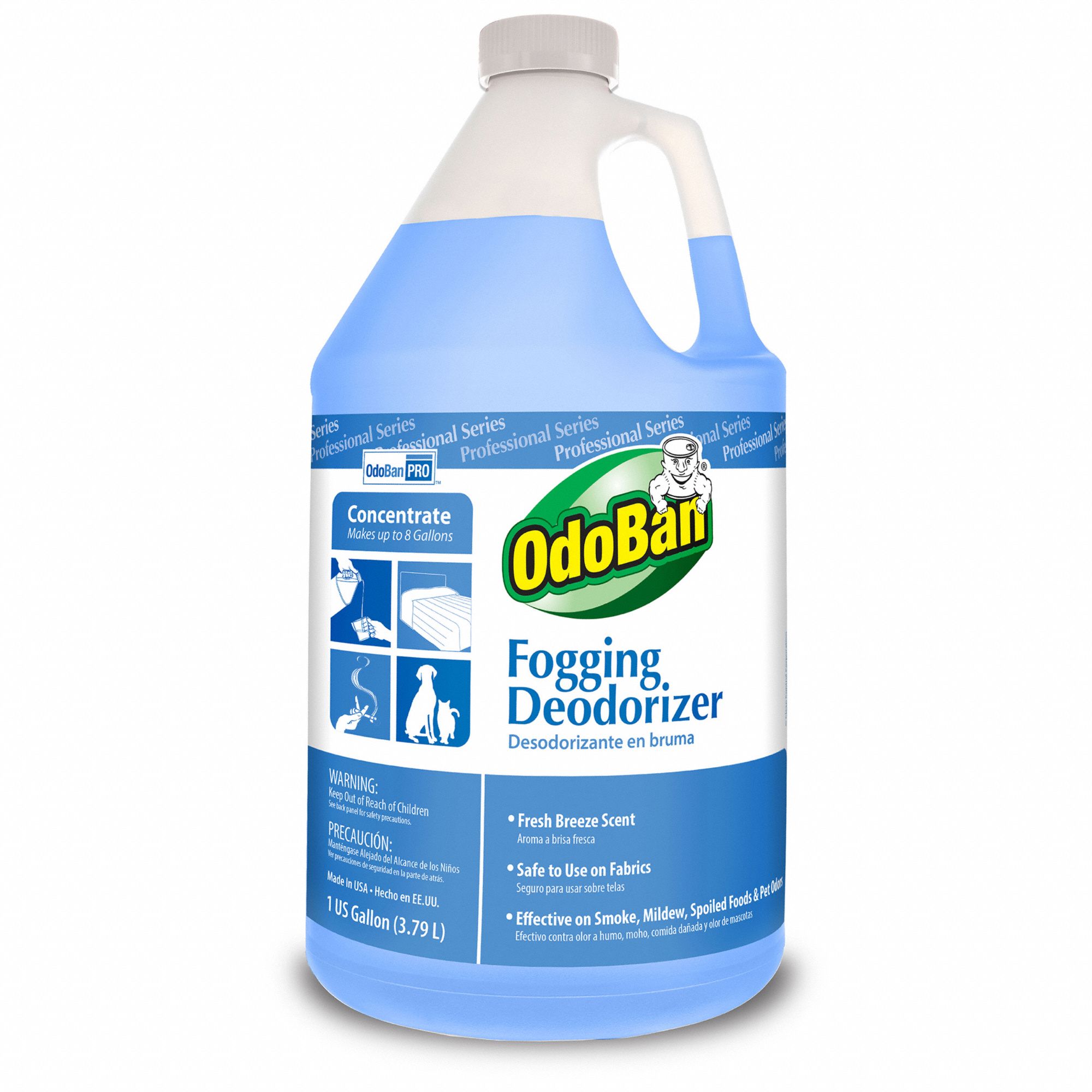 ODOBAN EARTH CHOICE Deodorizer Odor Eliminators, Jug, 1 gal Container