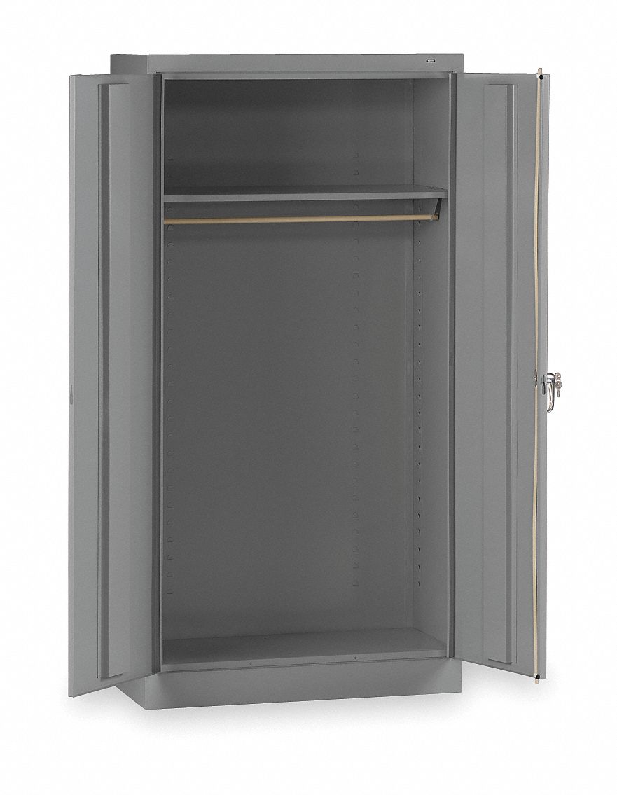 7114 ARMOIRE ASSMBL GRIS 36X18X72