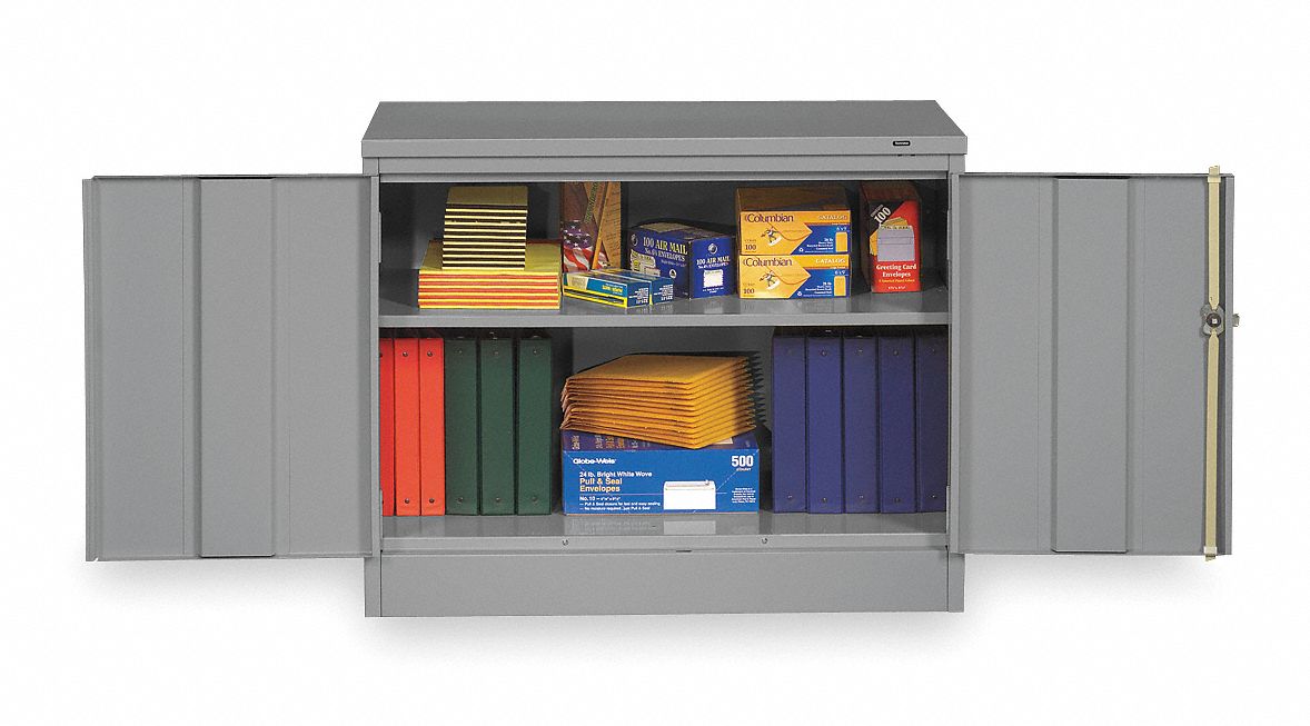 3018 ARMOIRE ASSMBL GRIS 36X18X30