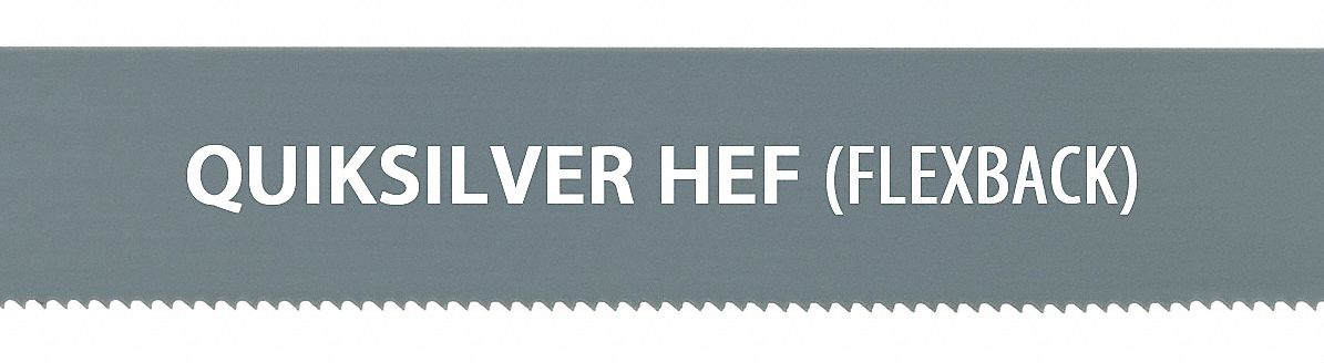 Band Saw Blade: Carbon Steel, 9 ft 6 in, Flex Back, Aluminum/Plastic/Plywood/Soft Metal/Wood