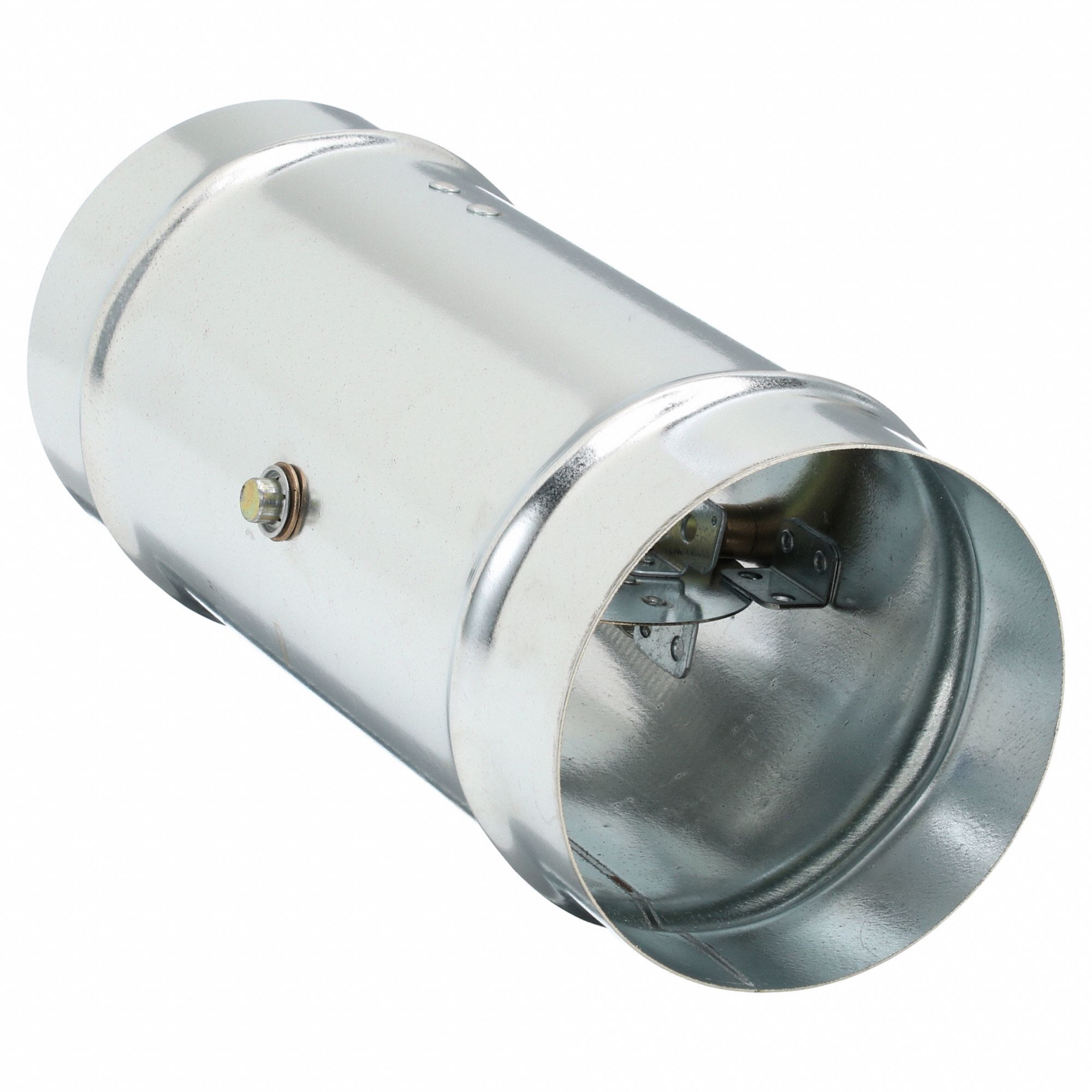 GALVANIZED STEEL FIRE DAMPER, DYNAMIC, 6 IN DUCT, 14 IN L, 6