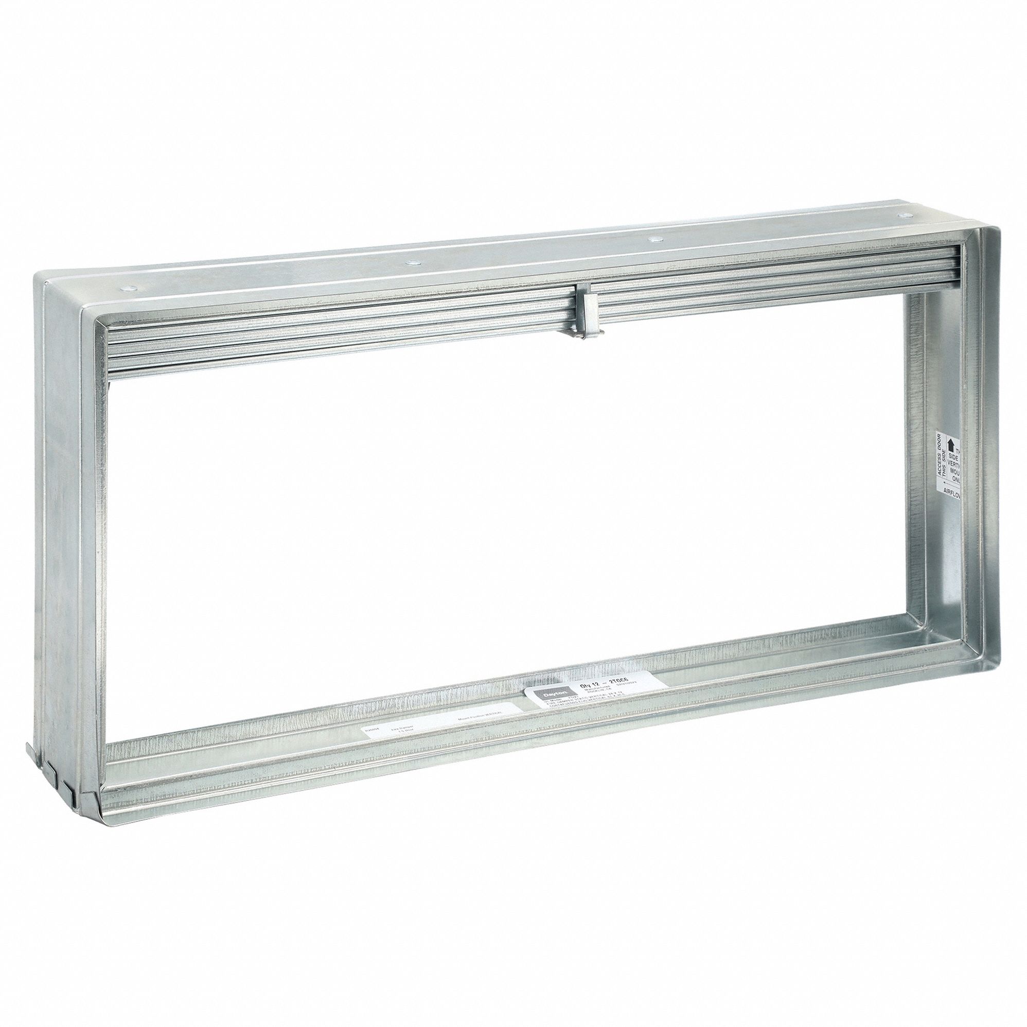 GALVANIZED STEEL GRVTY FIRE DAMPER, STATIC, 11¾ IN H, 23¾ IN W, 3¾ IN L, GRAVITY