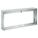 GALVANIZED STEEL GRVTY FIRE DAMPER, STATIC, 11¾ IN H, 23¾ IN W, 3¾ IN L, GRAVITY