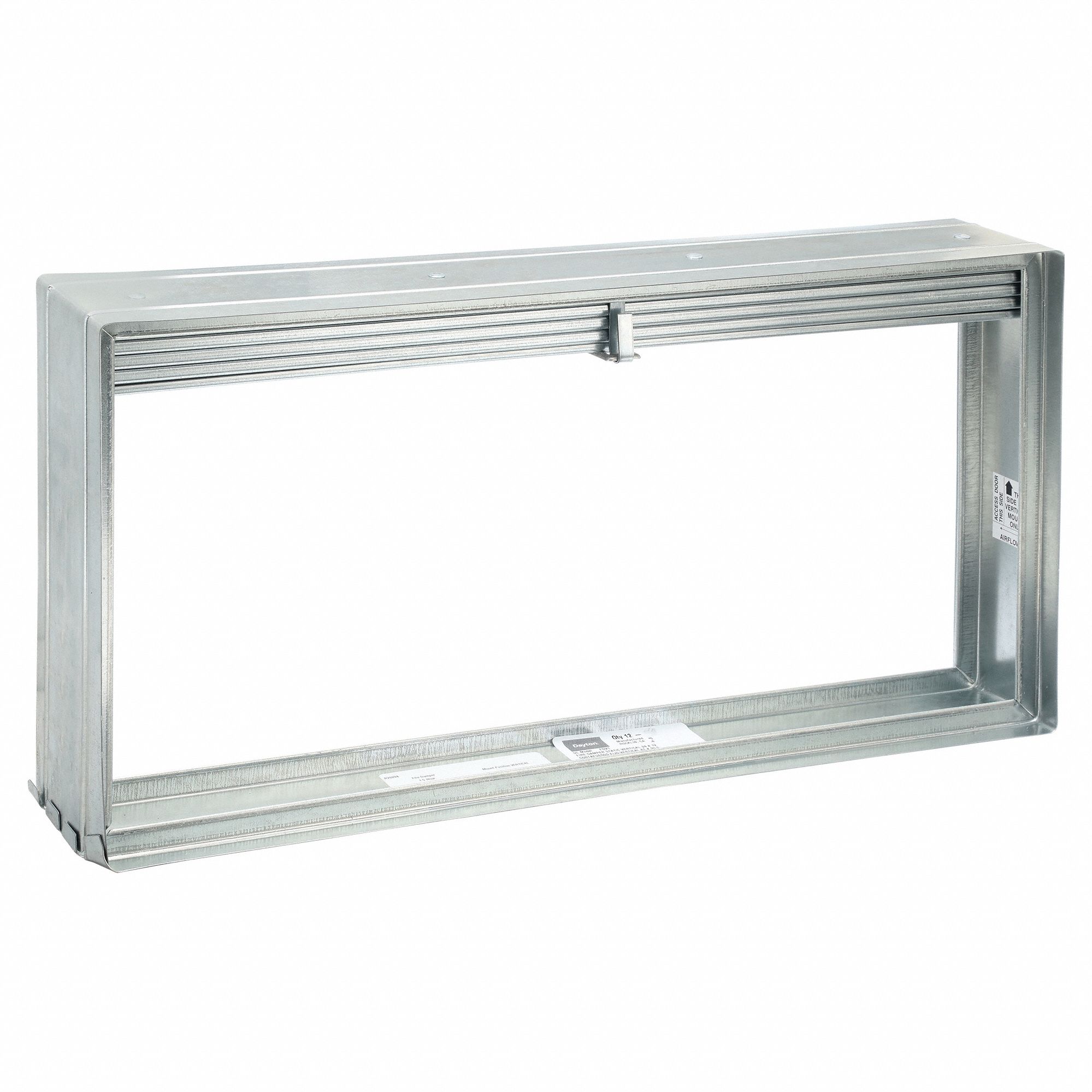 GALVANIZED STEEL FIRE DAMPER, DYNAMIC, 11¾ IN H, 23¾ IN W, 3¾ IN L, SPRING