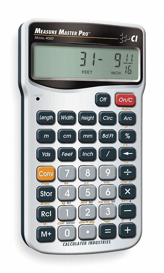 2TJ76 - Calculator Construction 5.5x0.5x2.9