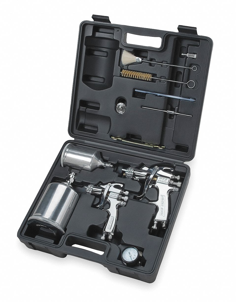 HVLP SPRAY GUN KIT,GRAVITY