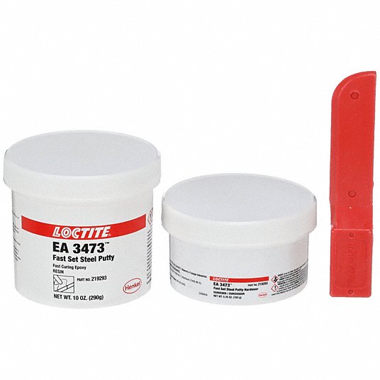 LOCTITE Putty: 3473, Metal Repair, 16 oz Container Size, Can, Gray, Epoxy