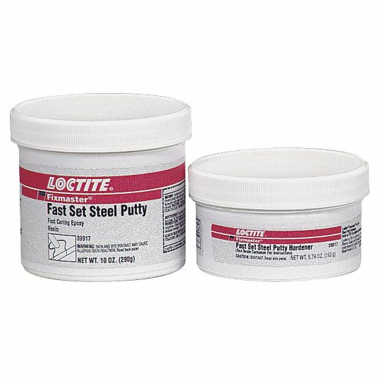 LOCTITE 1 lb Putty, Fast Set Steel with Temp. Range of Up to 200°F