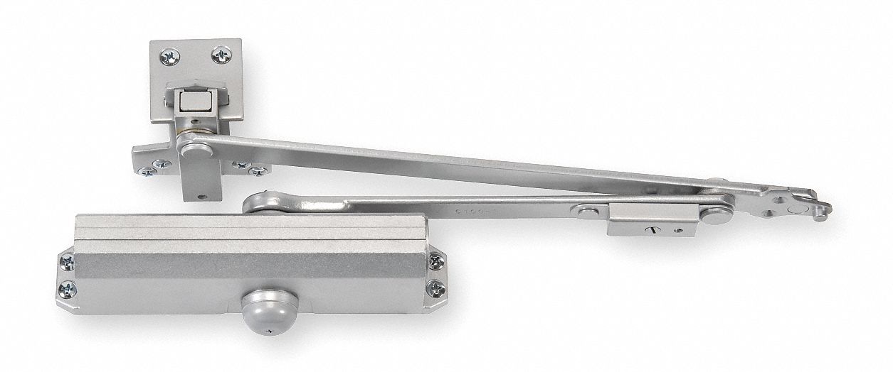 Door Closer: Parallel Mounting Type, Grade 1 - Heavy Duty, Aluminum