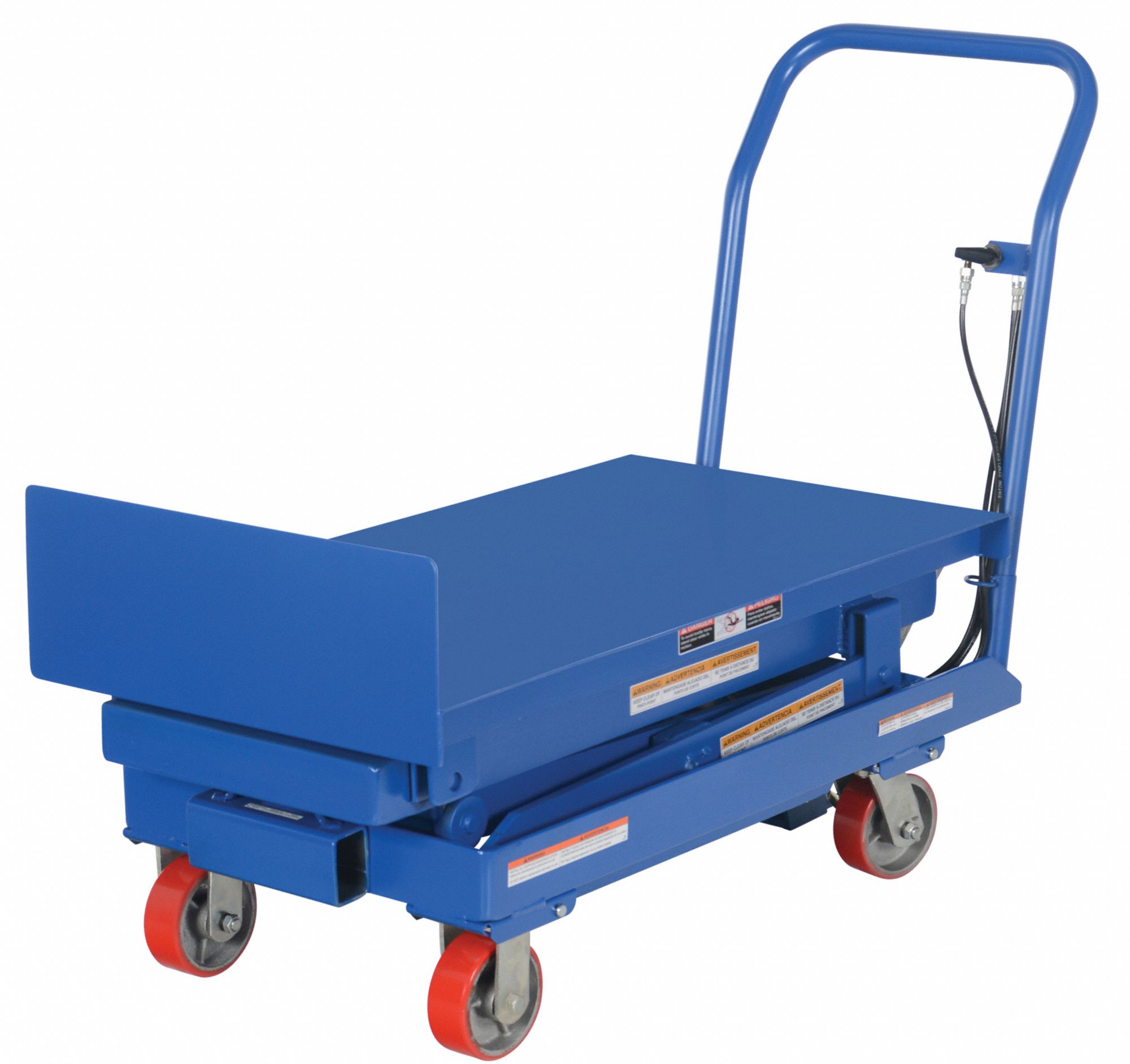 Hydraulic Scissor Lift Table Cart Dolly Scissor Jack Hoist Stand 500LB Capacity 