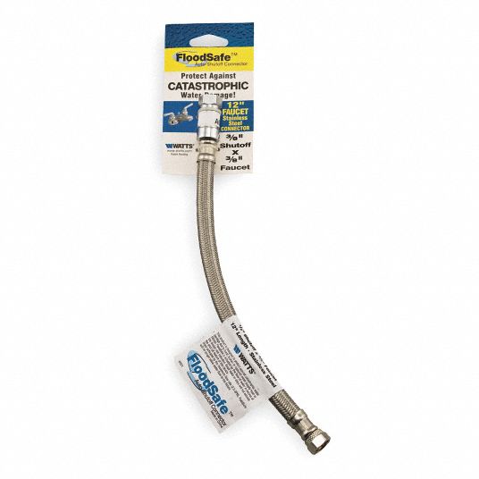 WATTS Water Connector 2TLJ13/8 x 3/8 LFFSCFCSCC x 12 Grainger