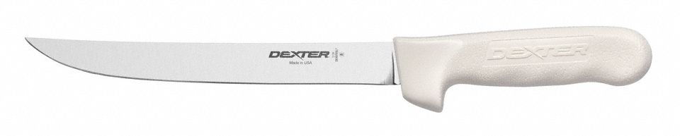 Fillet Knife Wide 8 In Poly White