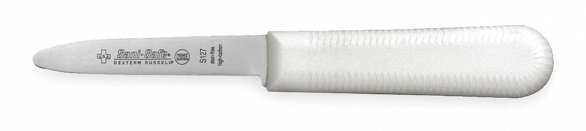 CLAM KNIFE,3 IN,POLY,WHITE