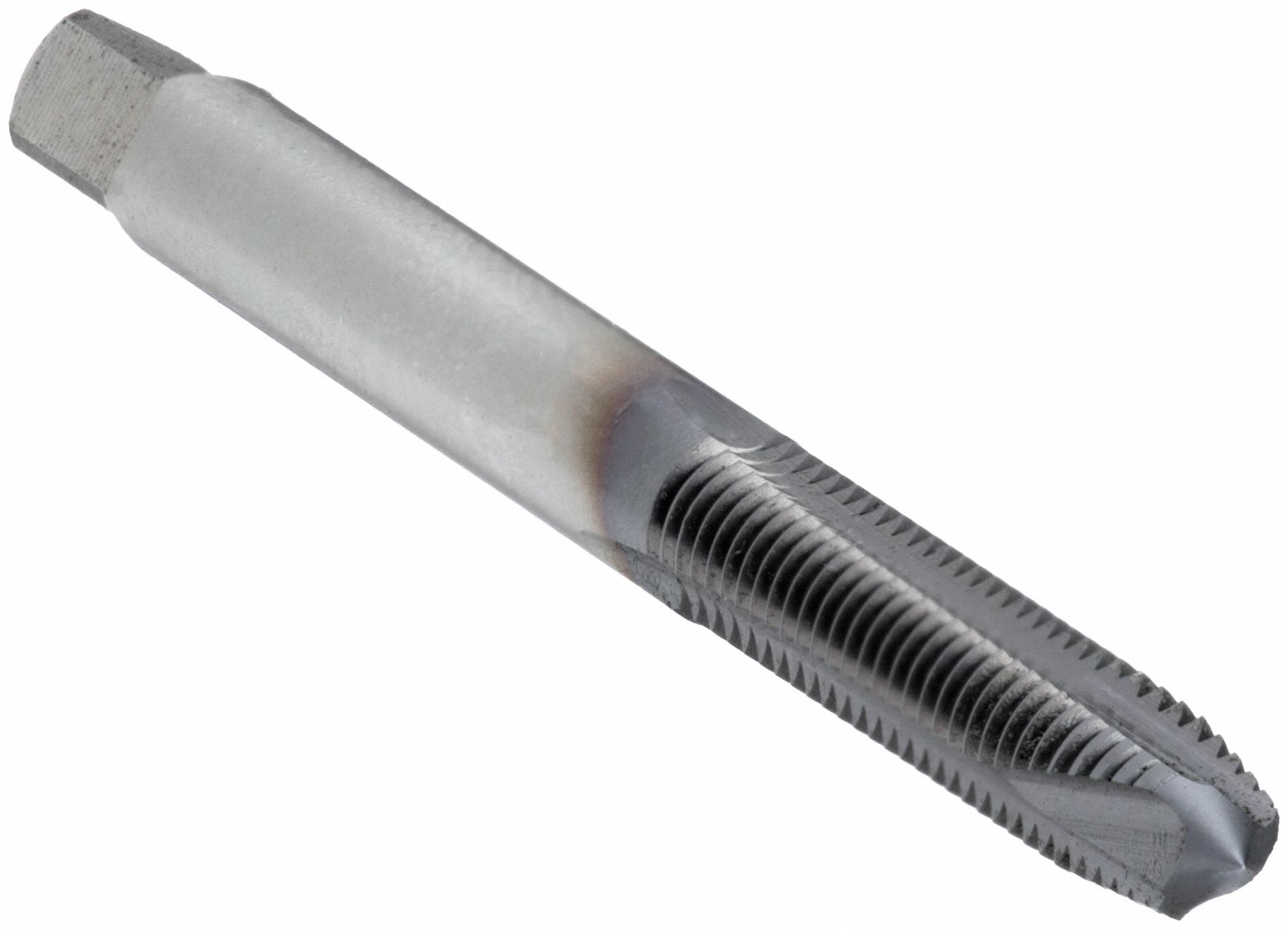 SPIRAL POINT TAP, ¼"-20 THREAD, 1 IN THREAD L, 2½ IN LENGTH, PLUG, RIGHT HAND