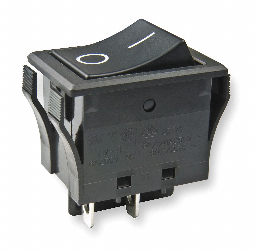 NKK, SPST, On/Off, Rocker Switch - 2TPH1|JWL11RA2A - Grainger