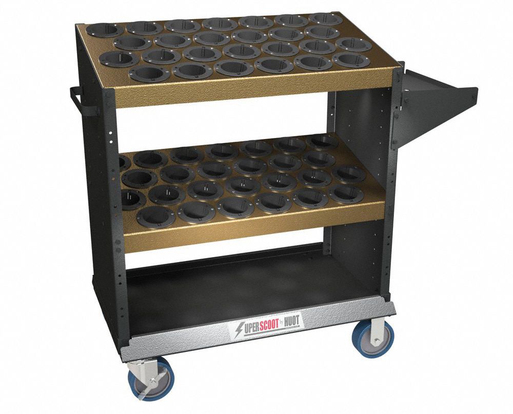 Tool Holder Cart: For BT50/CAT50/NMTB50 Taper, 52 Compartments