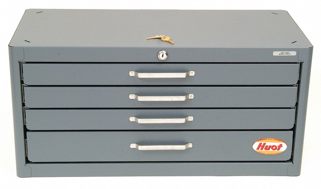 Drill Bit Dispenser: 82 Compartments, For 1 mm to 25 mm by 0.5 mm Drill Bits