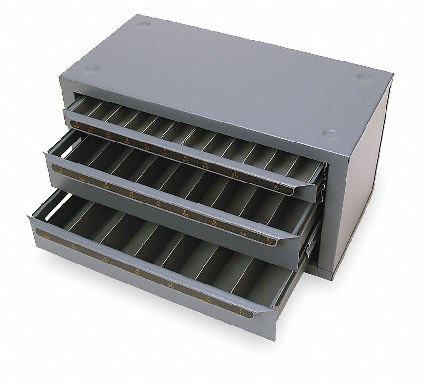 Reamer Dispenser: 26 Compartments, For A to Z Reamers