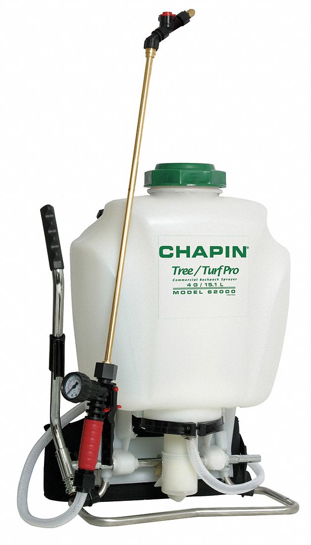 Backpack Sprayer,Poly,15 to 60 psi