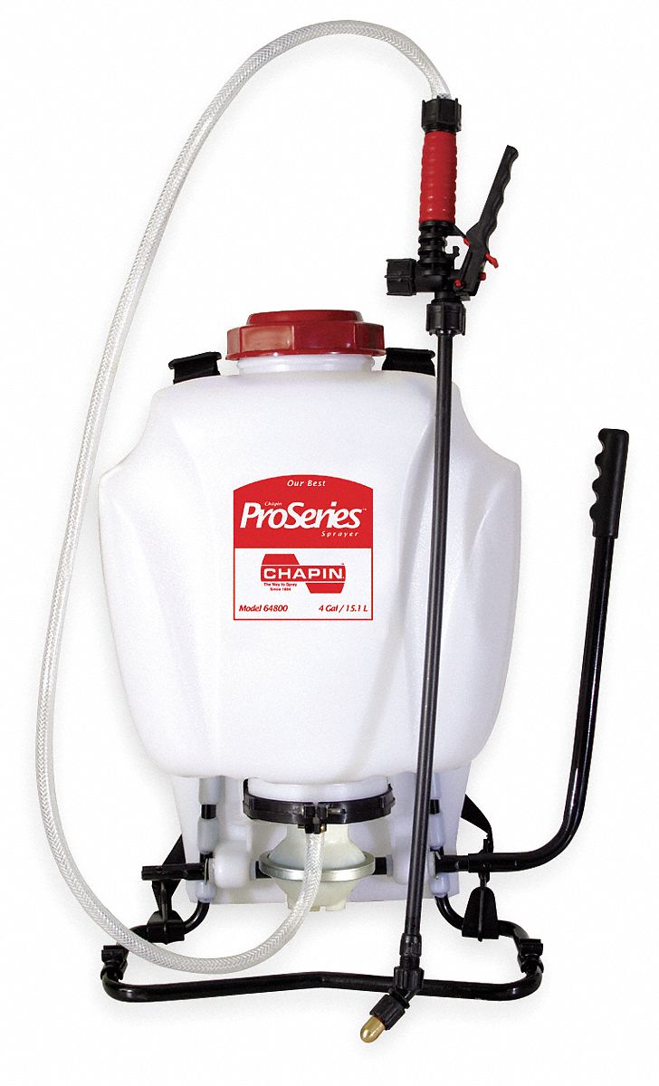 Backpack Sprayer,15 to 60 psi,Poly