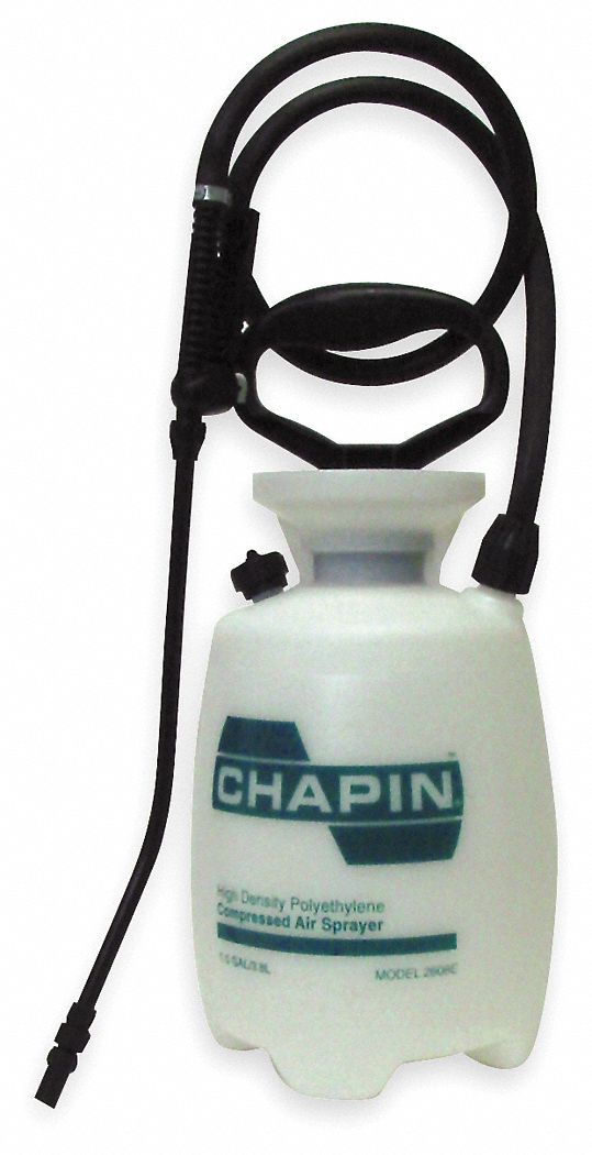 CHAPIN Handheld Sprayer: 1 gal Sprayer Tank Capacity, Sprayer Pressure ...