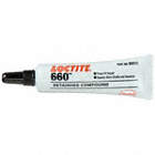 RETAINING COMPOUND, 660, 0.2 FL OZ, TUBE, SILVER, FOR LOOSE-FITTING PARTS