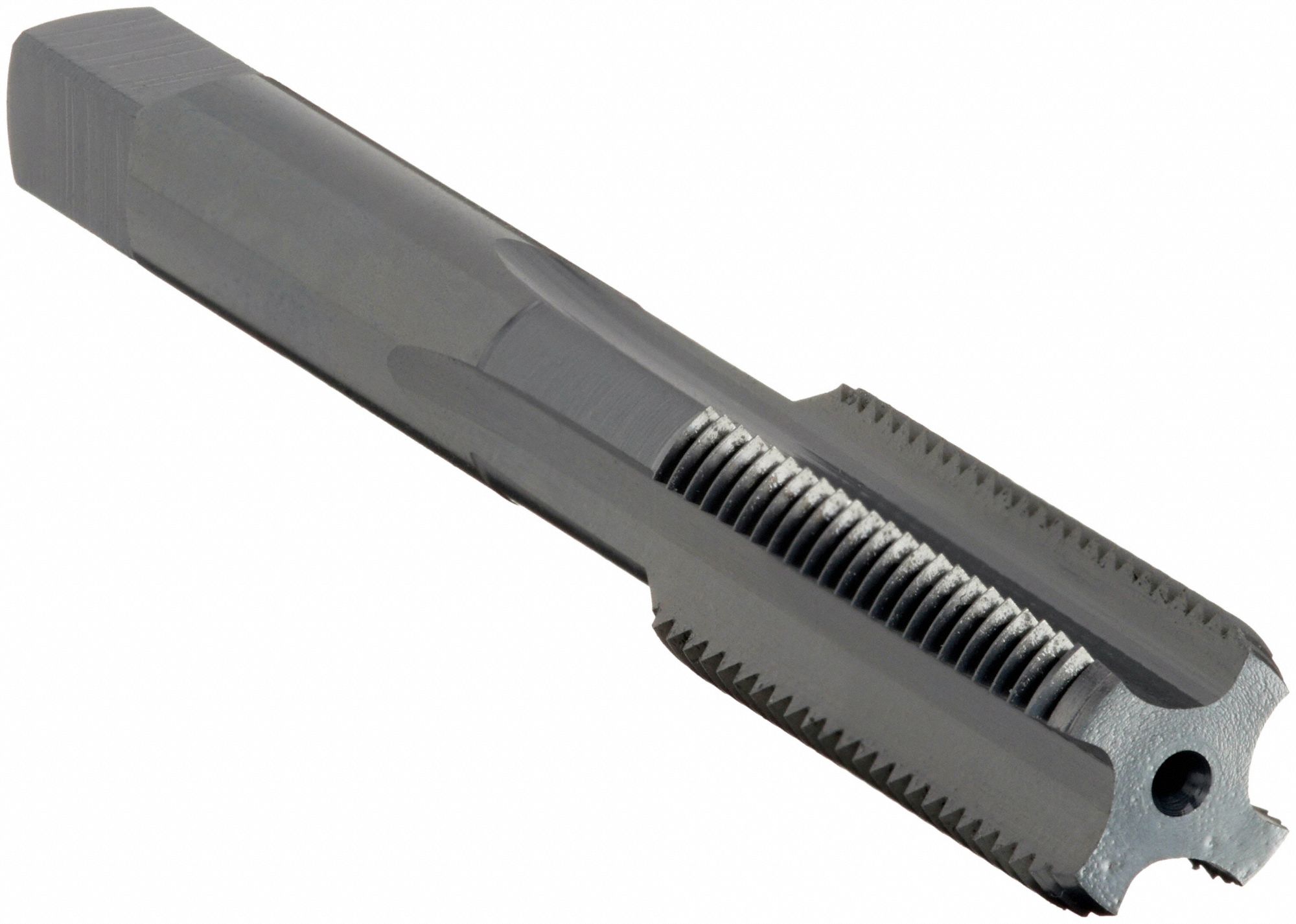 STRAIGHT FLUTE TAP, 9/16"-18 THREAD, 1¼ IN THREAD L, 3 9/16 IN LENGTH, BOTTOMING