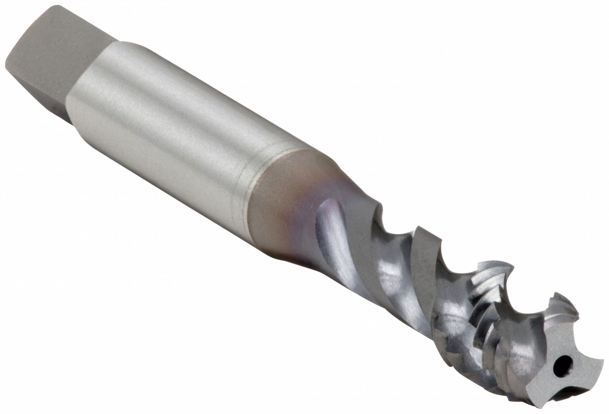 Spiral Flute Tap: M8x1.25 Thread Size, 10.00 mm Thread Lg, 69.00 mm Overall Lg, Right Hand, D5