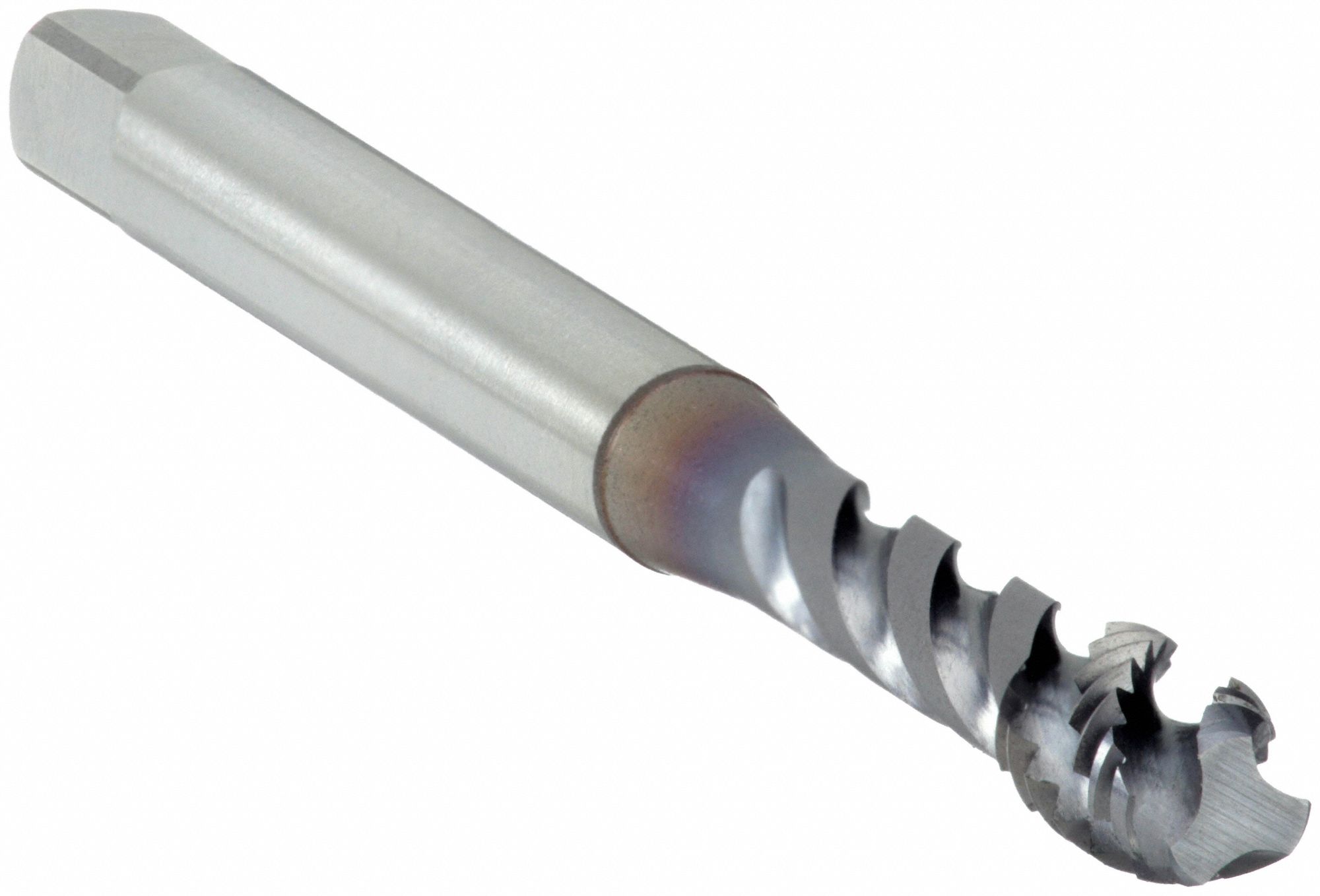 Spiral Flute Tap: M6x1 Thread Size, 8.00 mm Thread Lg, 63.00 mm Overall Lg, Modified Bottoming
