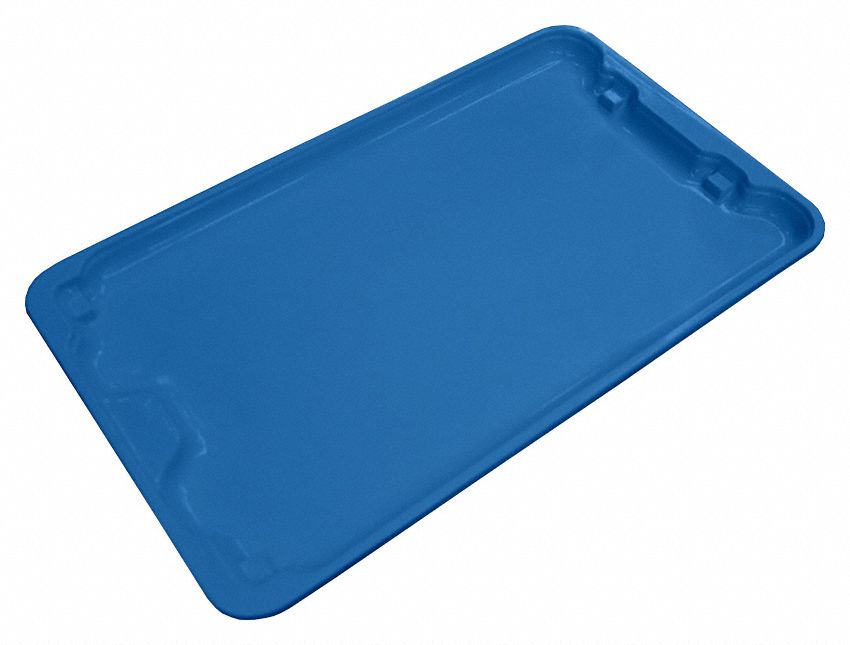 Lid: 24 1/4 in x 14 3/4 in, Blue, Fiberglass, 2TU21/2TU22/4TH05