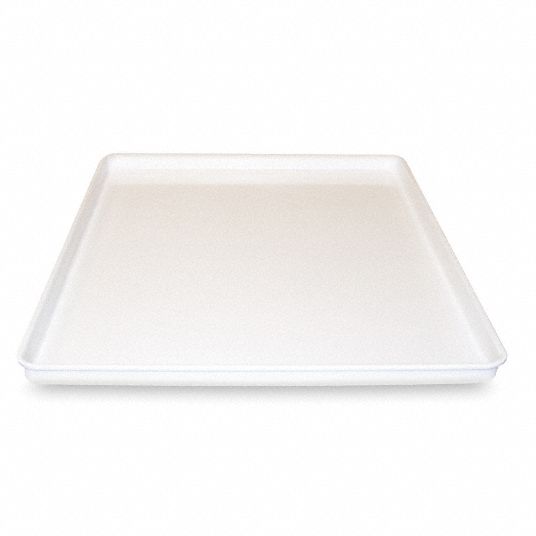 MOLDED FIBERGLASS Tray, White, 1 1/2 inH x 36 1/2 inL x 24 3/4 inW, 1EA