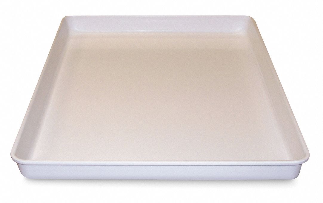 MOLDED FIBERGLASS Tray, White, 2 inH x 30 inL x 20 inW, 1EA 2TU32