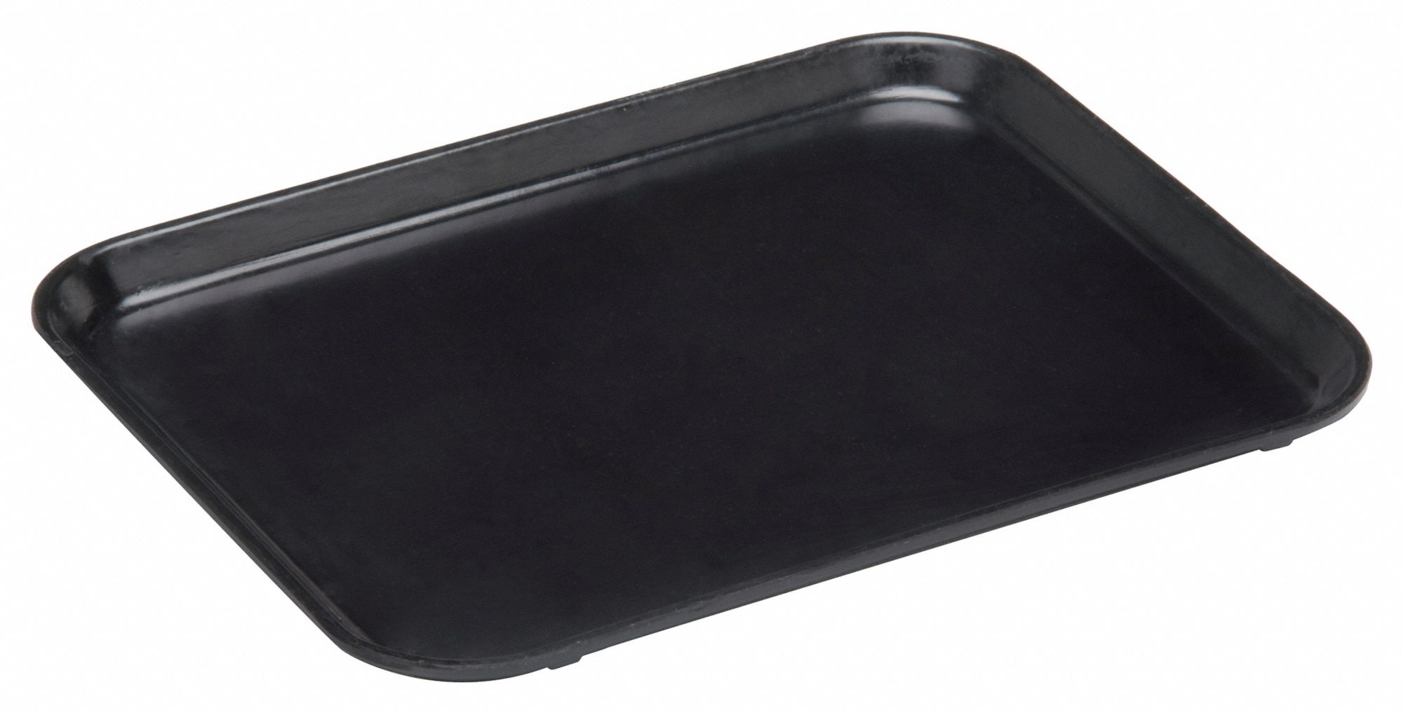 Tray: 13 3/4 in x 10 3/4 in x 5/8 in, Electrostatic Discharge Conductive, Black